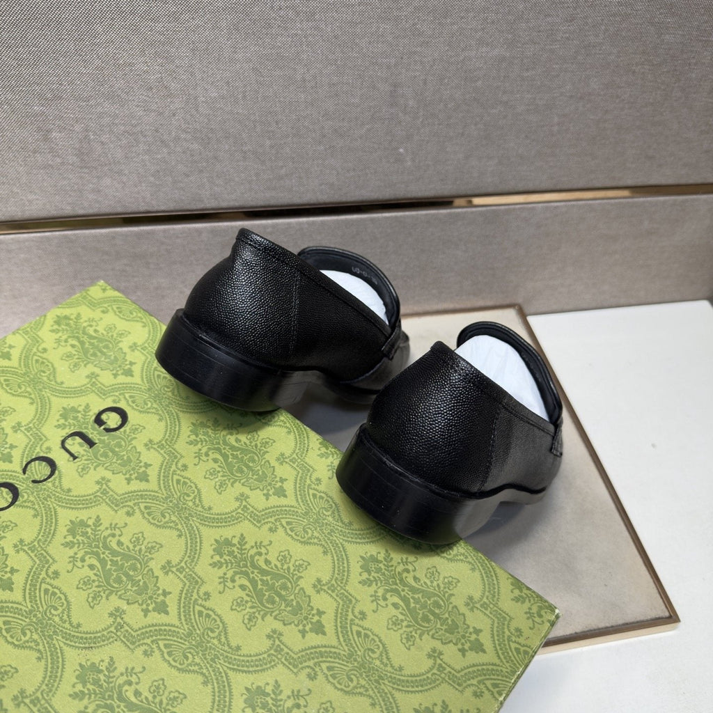 Gucci Perforated Bit Loafers — back