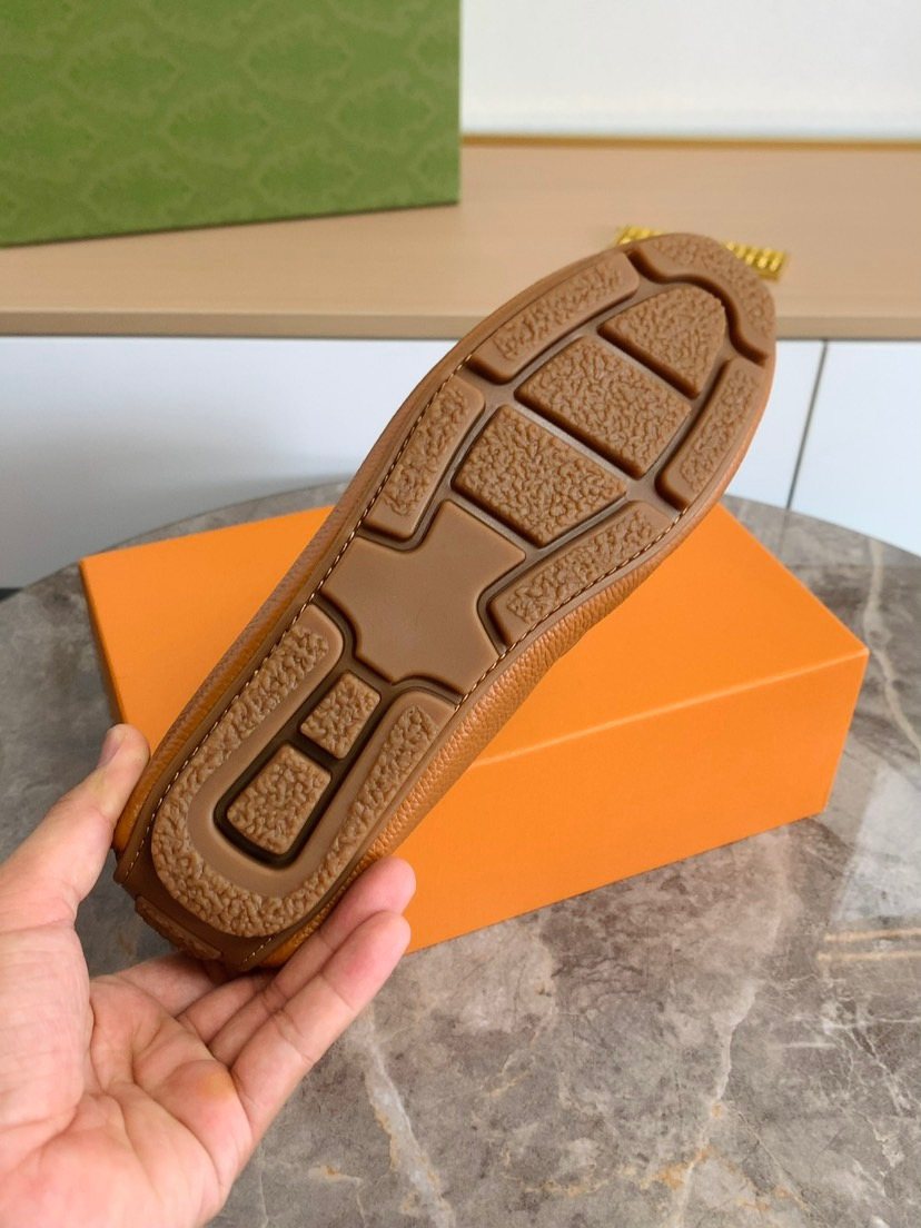Men's Metal-Accent Loafers — detail