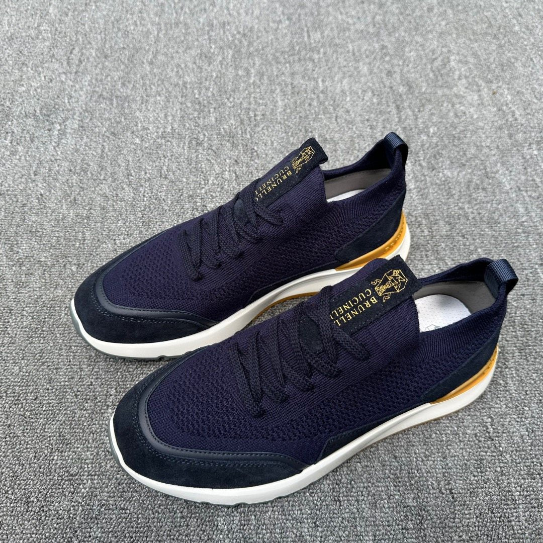 Brunello Cucinelli Knit Low-Top Sneakers — hero