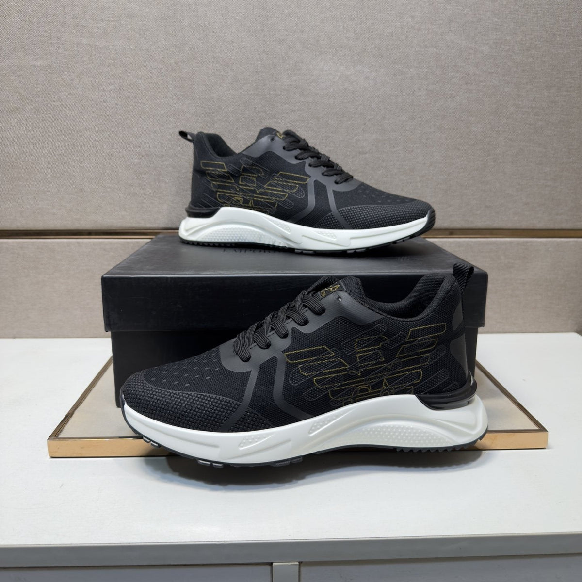Emporio Armani Men’s Low-Top Sneakers — side